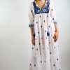 Clothing Delfina | Delfina, Luna Dress- Blue