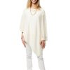Clothing Snapdragon Designs | Cashmere Button Poncho- Neutrals