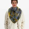 Accessories Inoui Editions | Inoui Editions, Turgot Square 130 Scarf- Light Blue