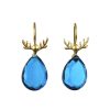 Jewelry Sissy Yates Designs | Sissy Yates Designs, Antler Earrings- London Blue