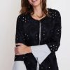 Clothing Rungolee | Rungolee, Francois Jacket- Black Sateen With Blue Stitching