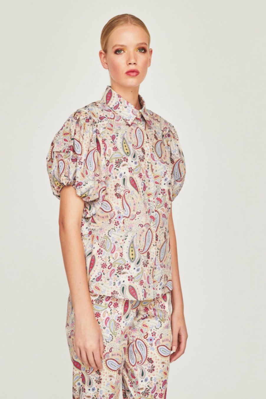 Clothing Mirto | Mirto, Print Blouse Paisley
