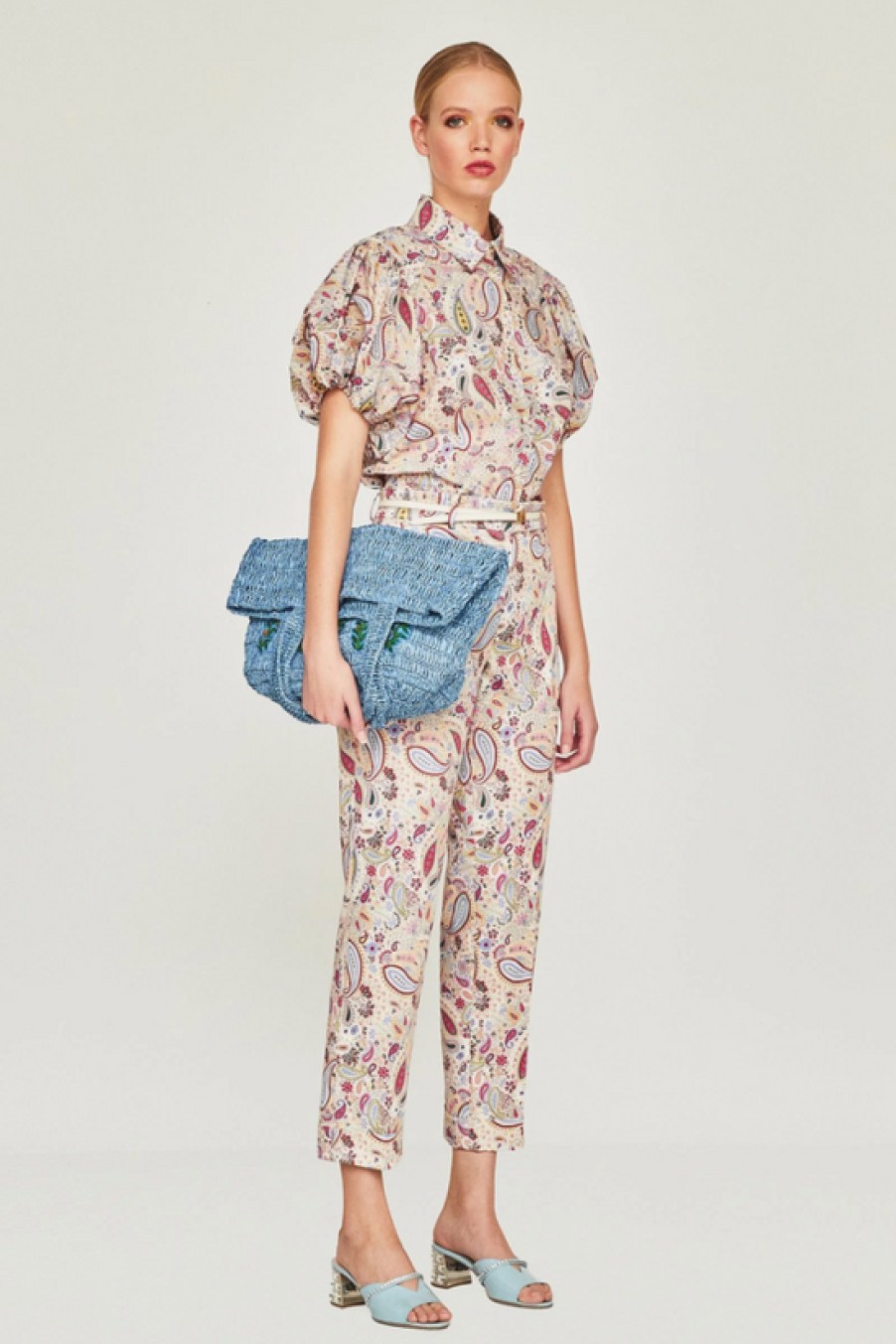 Clothing Mirto | Mirto, Print Blouse Paisley
