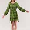 Clothing Benaras | Benaras, Byblos Formentra Dress- Olive Green