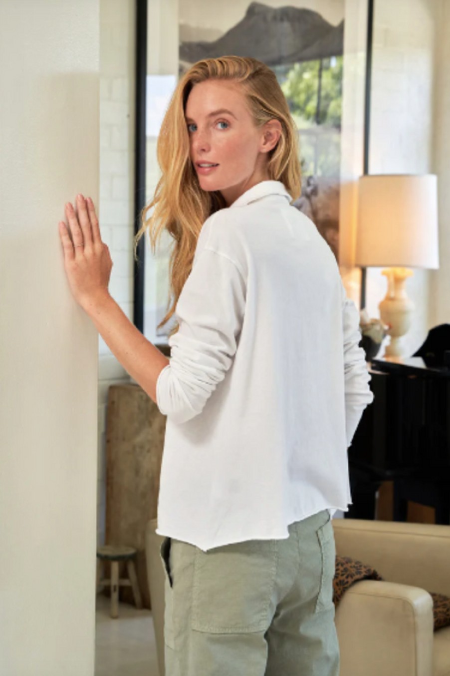 Clothing Frank u0026 Eileen | Frank & Eileen, Patrick Popover Henley- Heritage Jersey, White