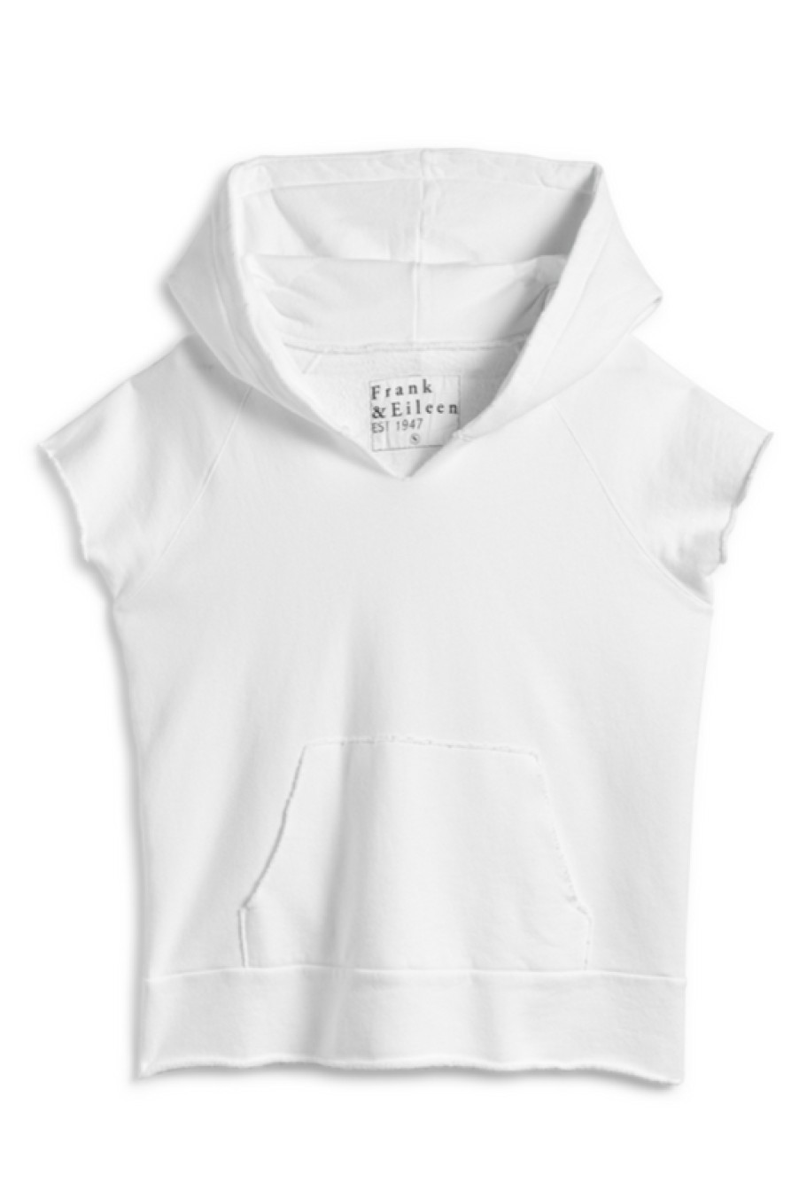 Clothing Frank u0026 Eileen | Frank & Eileen, Short Sleeve Hoodie- White
