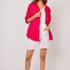 Clothing Pistache | Pistache, Double Pocket Linen Blouse