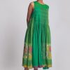 Clothing Injiri | Injiri, Rasa Sleeveless Green Dress