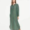 Clothing oneseason | Oneseason, Long Gilli Dress- Monogram Olive