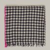Accessories Hartford | Hartford, Plaid Wool Scarf- Navy