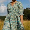 Clothing Pink City Prints | Pink City Prints, Tango Garden Flower Dress