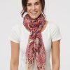 Accessories Snapdragon Designs | Paisley Pink Scarf