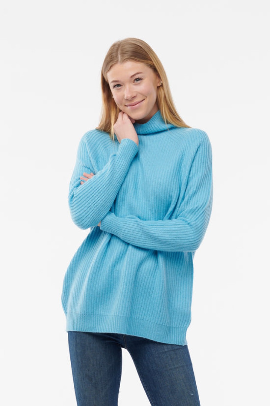 Clothing Snapdragon Designs | Cashmere Funnel Neck Sweater