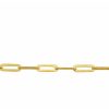 Jewelry Bamiyan | Gold Paperclip Chain Bracelet- 7.5
