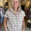 Clothing A Shirt Thing | A Shirt Thing, Stella Plaid Shirt- Toffee