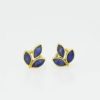 Jewelry Schmuckoo | Schmuckoo, Petal Stud Earrings- Blue Sillimanite