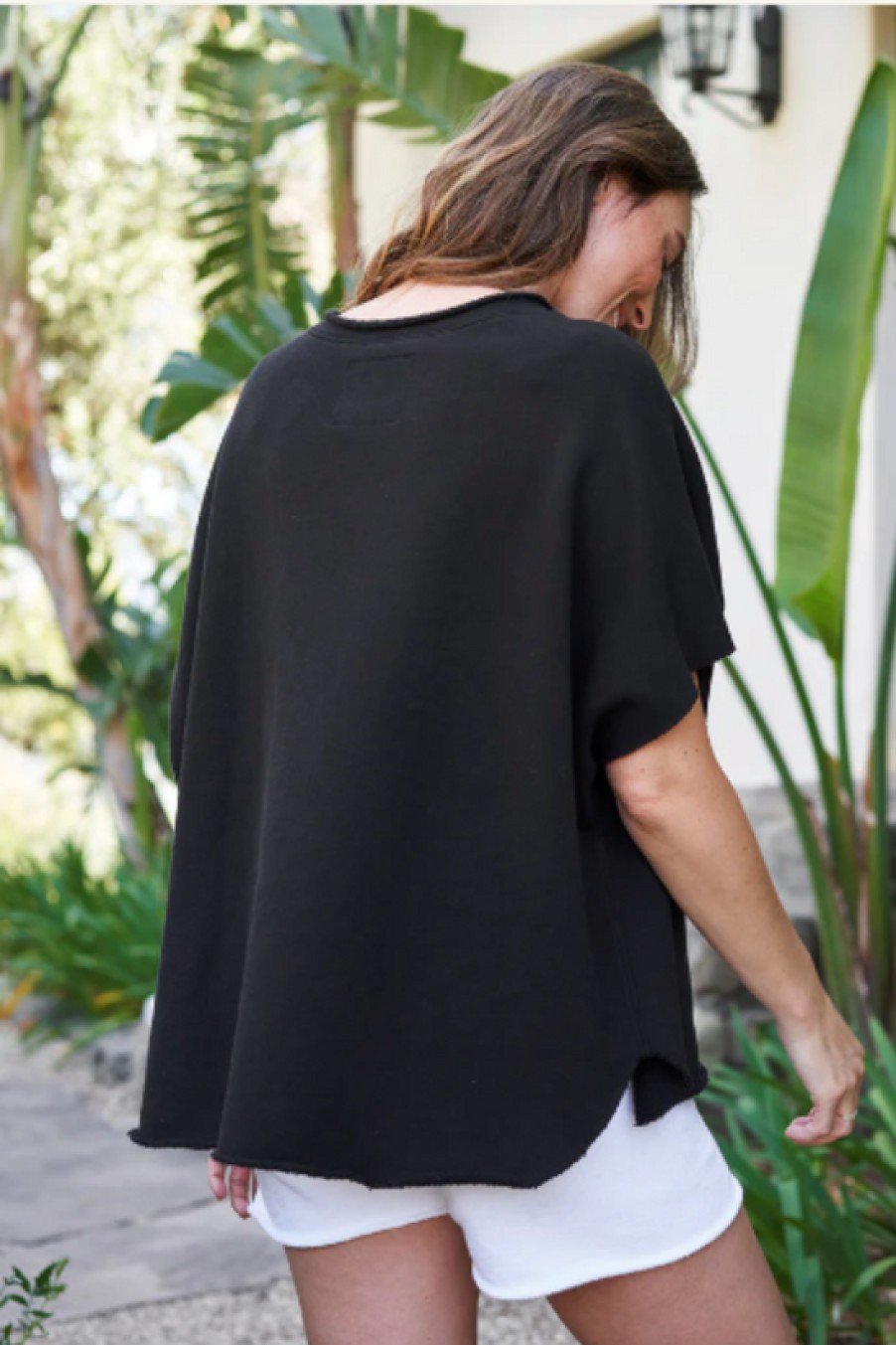 Clothing Frank u0026 Eileen | Frank & Eileen, Olive Capelet- Black