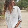 Clothing Frank u0026 Eileen | Frank & Eileen, Eileen Woven Button Up Shirt- White Plaid With Grey And Tan