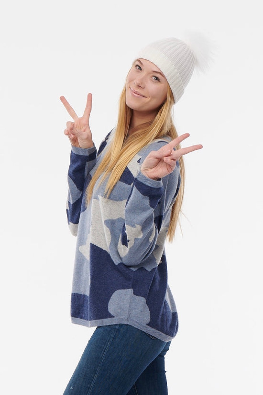 Clothing Snapdragon Designs | Cashmere Camo Sweater